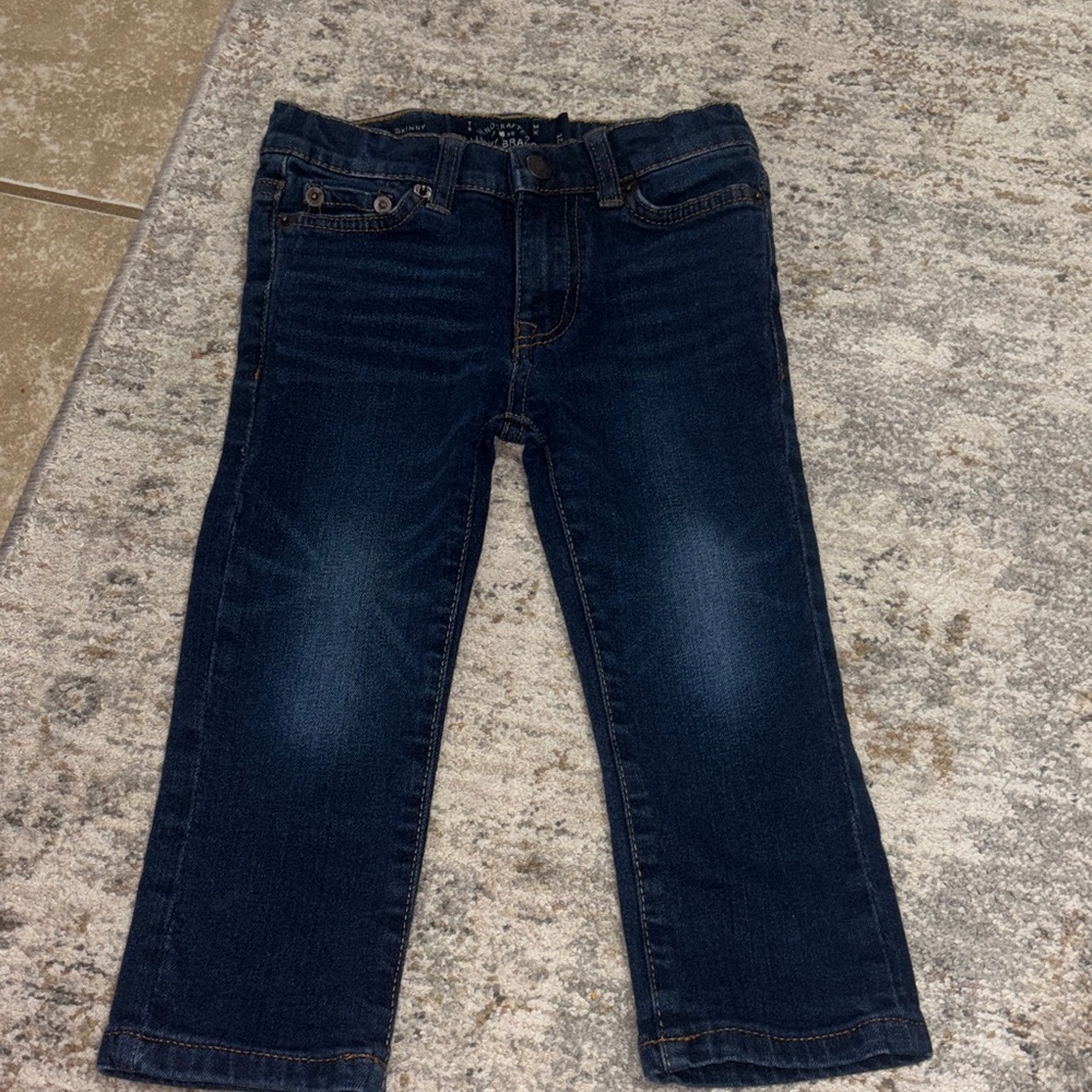 Lucky Brand Men's Dark Blue Straight Jeans